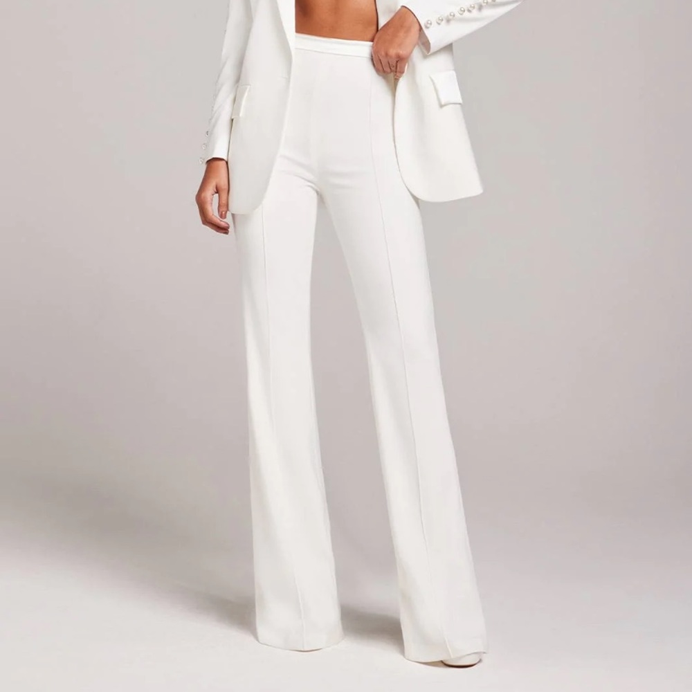 Nadine Merabi white pants